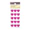 12 Packs: 15 ct. (180 total) Pink Heart Rhinestone Stickers by Recollections™